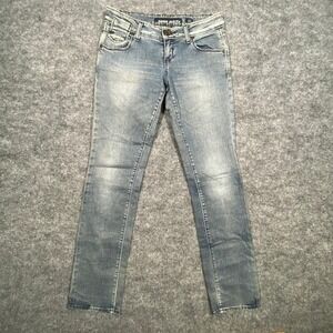 MISS SIXTY EDEN Women Jeans Denim Blue Straight Leg Size 28x30